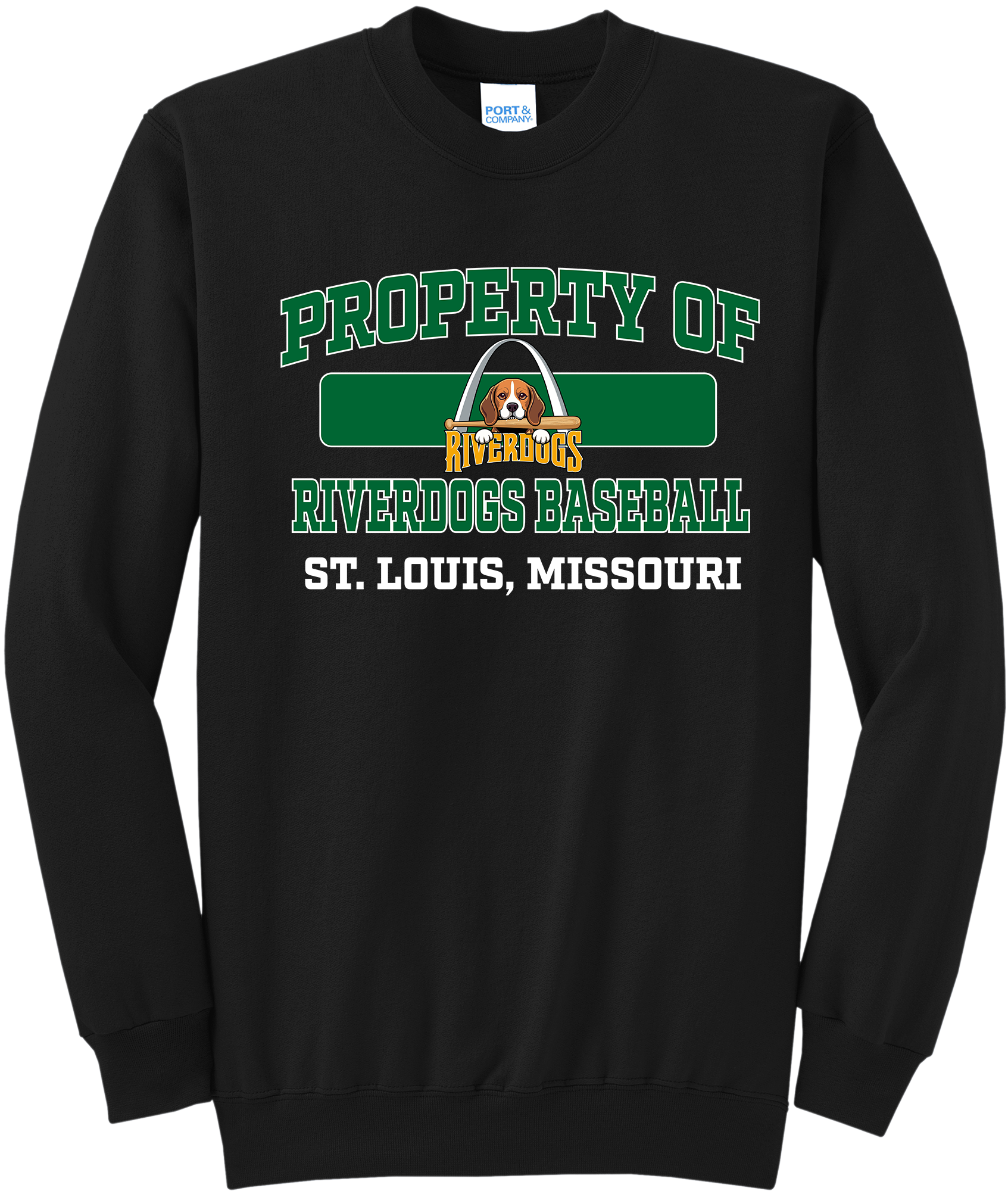 Riverdogs Baseball Property Of Crewneck